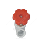Клапан (вентиль) PP-R запорный белый Дн 32х45гр внутренняя пайка VALFEX 10174032