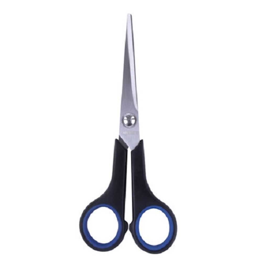 Ножницы 16,5 см, Brauberg, симметричные, мягкие вставки