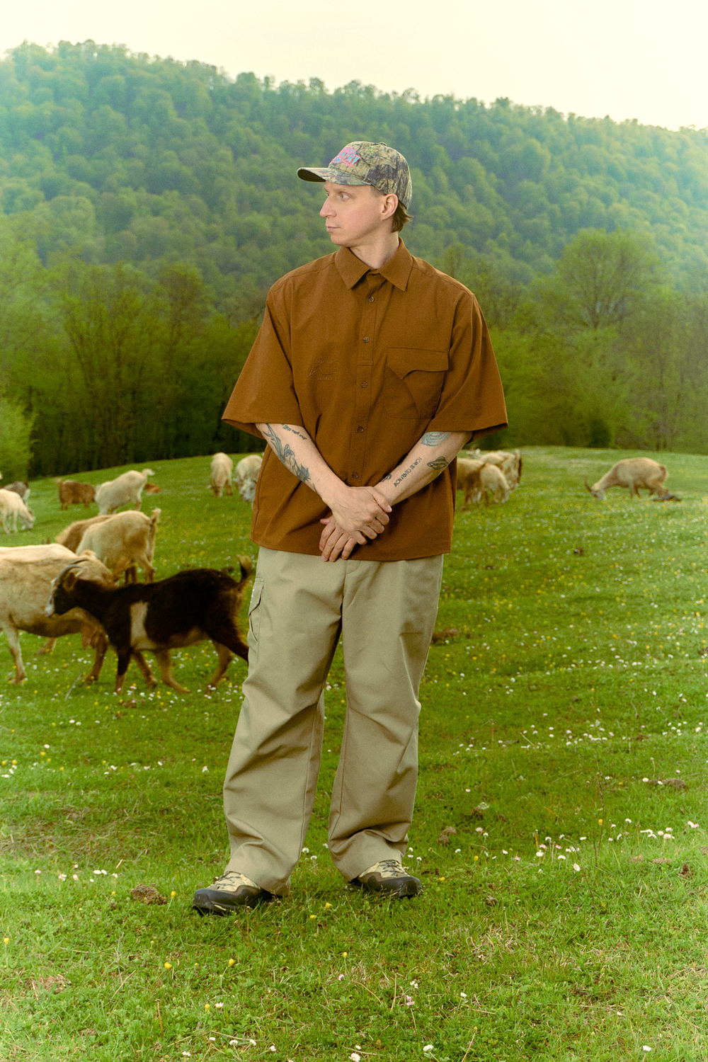Рубашка Called a Garment Hikercore Shirt "Bear Brown"