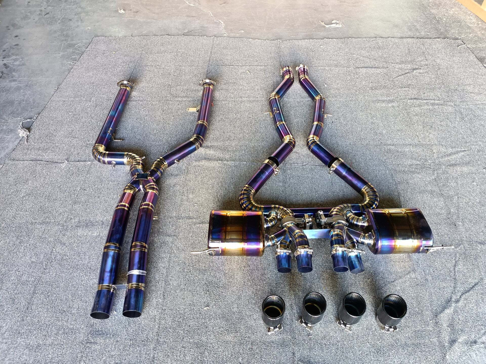 Титановая выхлопная система с заслонками для BMW M3 G80 M4 G82 2021+ 3.0 БМВ