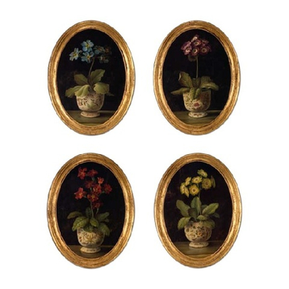 Цветок на чёрном фоне 16х21 см [Арт. S000Y01]