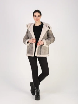 Дубленка зимняя натуральная авиатор пилот