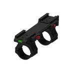 Кронштейн с кольцами быстросъемный Aimpro на Weaver с кольцами 34мм (уровень)