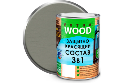 Состав защитно-красящий 3в1 Гавань (0,8л) FARBITEX PROFI WOOD EXTRA