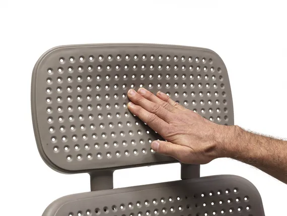 Стул пластиковый складной Acquamarina, тортора