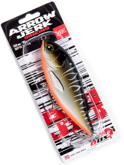 Воблер тонущий LJ BBS Original ARROW JERK S 015.00/025