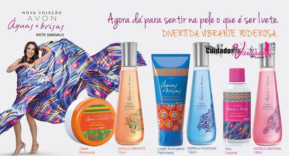 Avon Aguas e Brisas Ivete Sangalo Estrela Vibrante