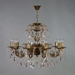 8888/10 PB Leaf crystal Люстра