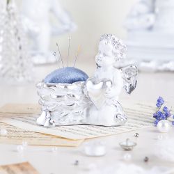 Игольница Ин Лав Белая Сильвер