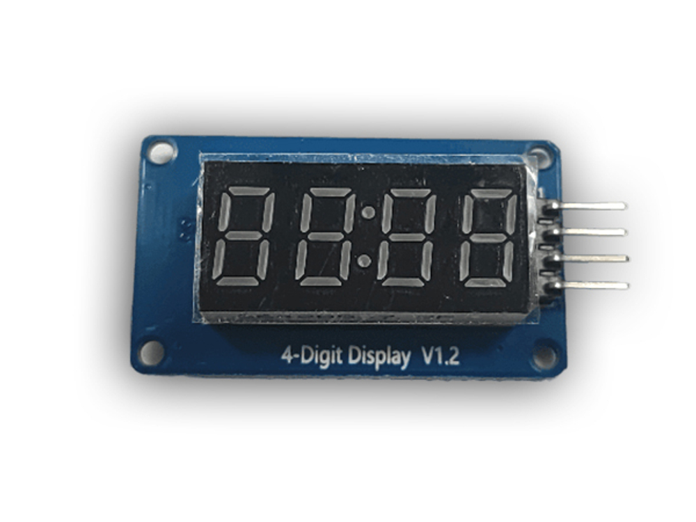 Дисплей 7-сегментный на базе TM1637