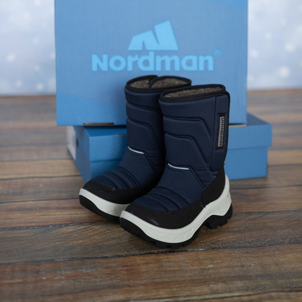 Зимние детские сапоги Nordman Lumi 2.0 синие