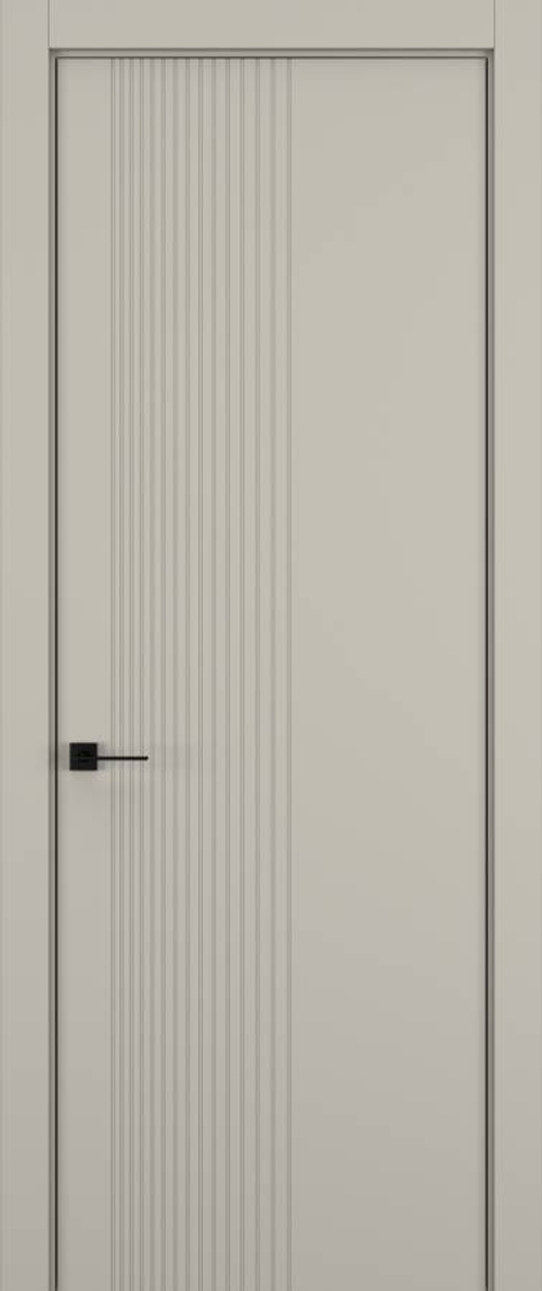 Дверь 7 VERTICAL Матовый Серый шелк