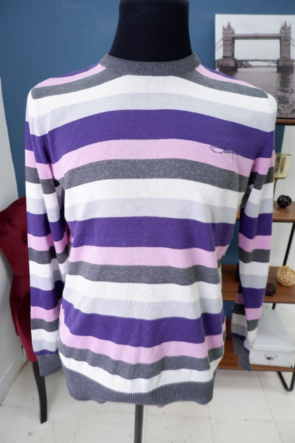 Кофта Jump в полоску 46 размер