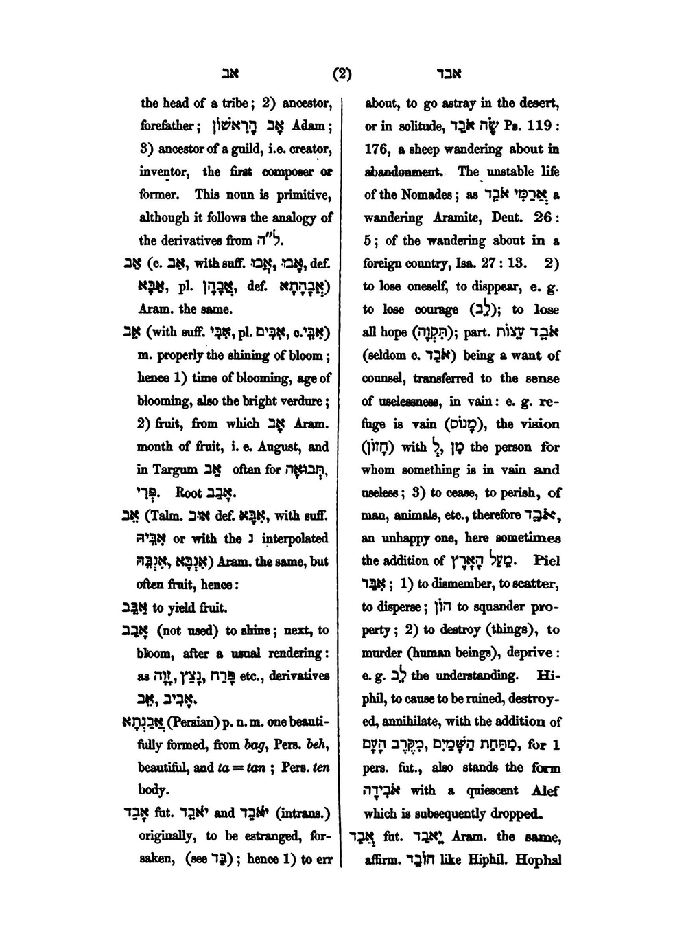 Hebrew and English Dictionary, Biblical and Rabbinical | Marcus Heinrich Bresslau