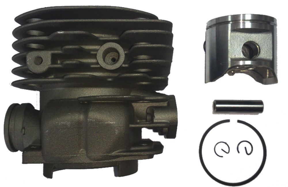 Поршневая группа б/п Husqvarna 365/372 (D:48-мм, патрубок: круг, 1-кольцо) [AEZ]
