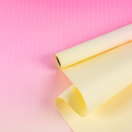 Пленка матовая 2 стороны "Gradient Flow" 58см*10м Розово-кремовая/Крем