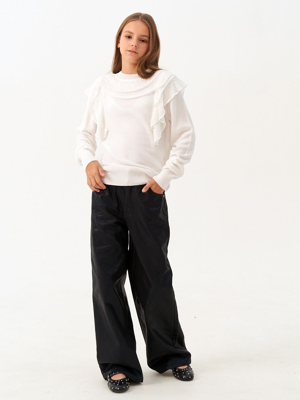 Джемпер для девочки AT1272 белый