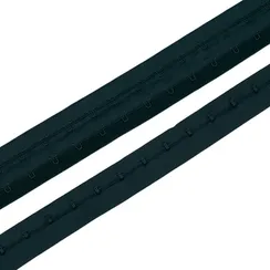 Крючки на ленте двухрядные изумруд