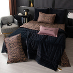 Комплект постельного белья на резинке Сатин Velouria Luxe с Одеялом VLR004