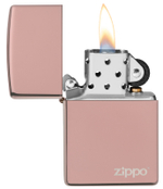 Зажигалка розовая High Polish Rose Gold ZIPPO 49190ZL
