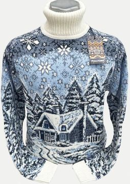 p-p 56-60. Pulltonic из шерсти и кашемира "Избушка в тайге". BATAL