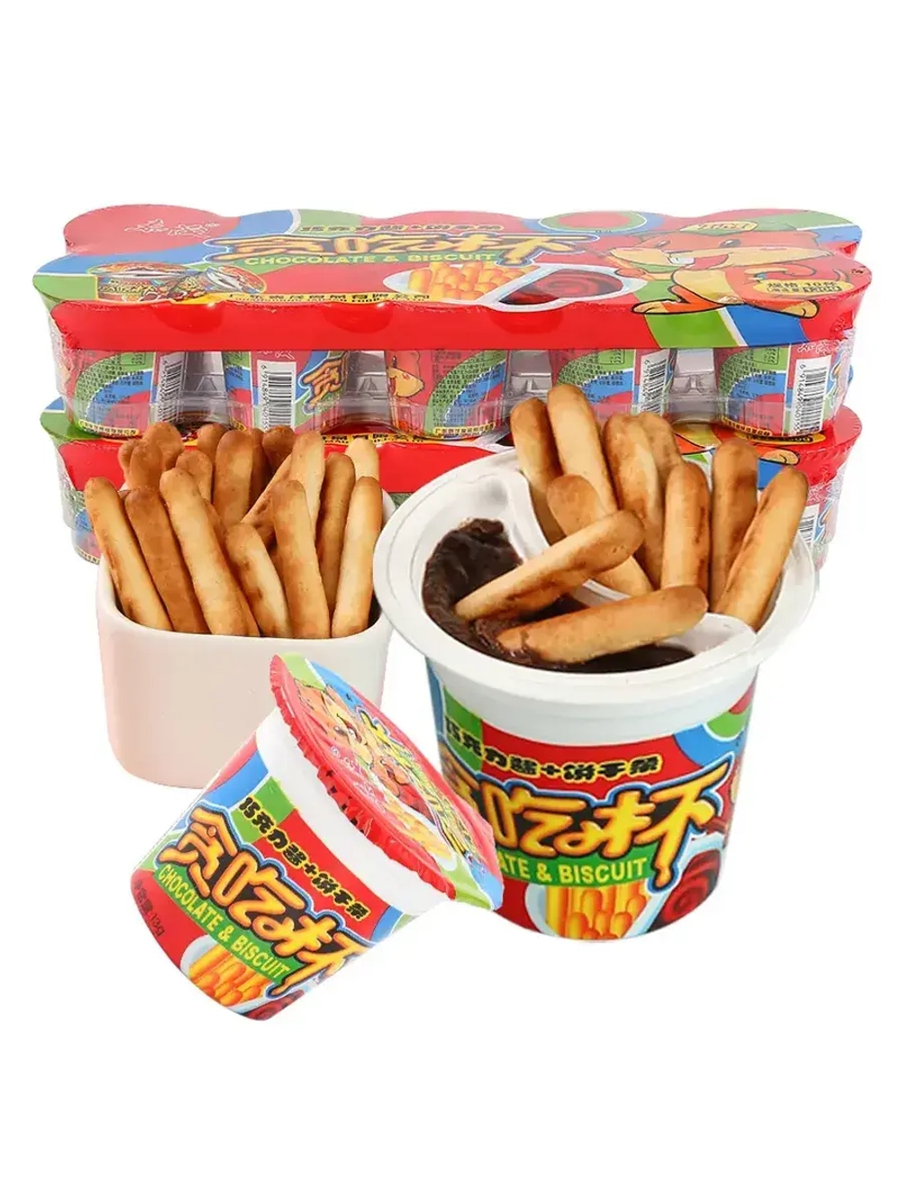 Печенье бисквитные палочки с шоколадной пастой 13 г * 10 шт