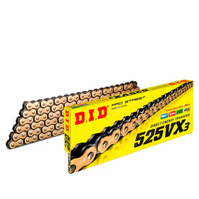 Цепь приводная DID 525VX3 G&B черно-золотая 1 звено