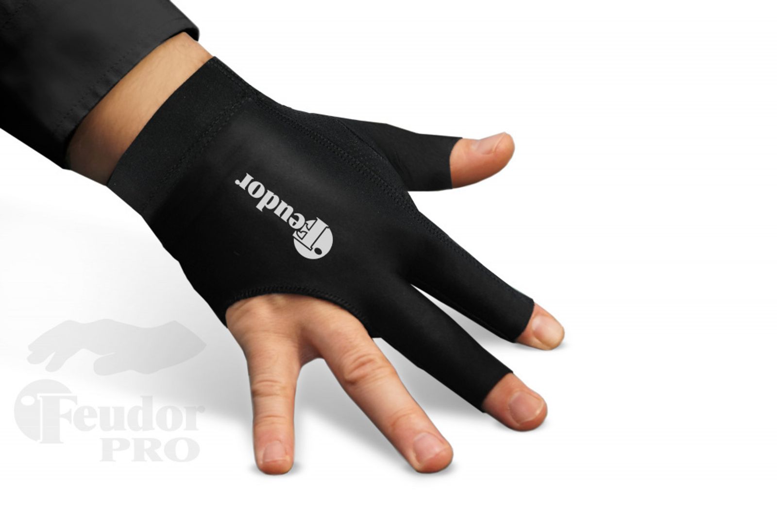 Перчатка-бильярдная Feudor Pro black Right XL фото №9