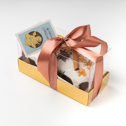 Кекс Рождественский творожный с цукатами апельсина