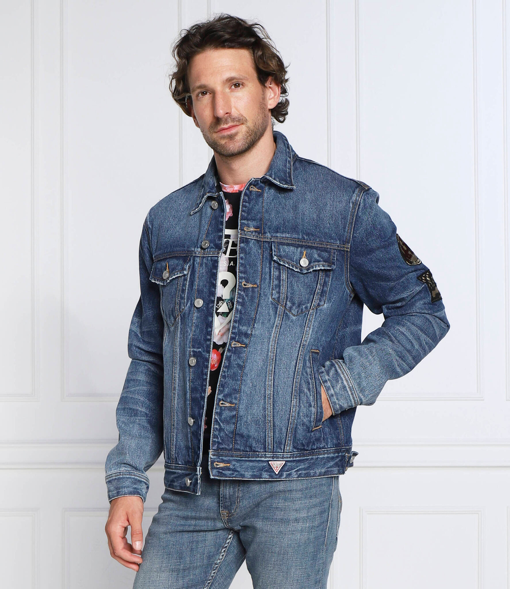 Джинсовая куртка DILLON GUESS - темно-синий(M2BXN1 D2IB0)