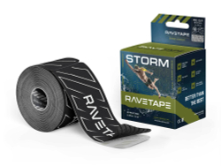Кинезиотейп RaveTape STORM 5×5 — Reflective (REFLECTIVE 2 ON BLACK)