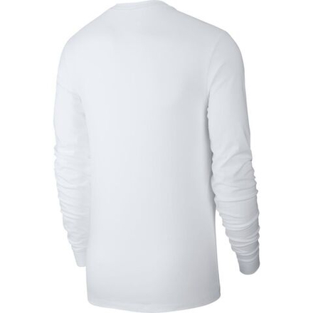 Мужская теннисная футболка теннисная Nike Sportswear Club Tee LS - белый