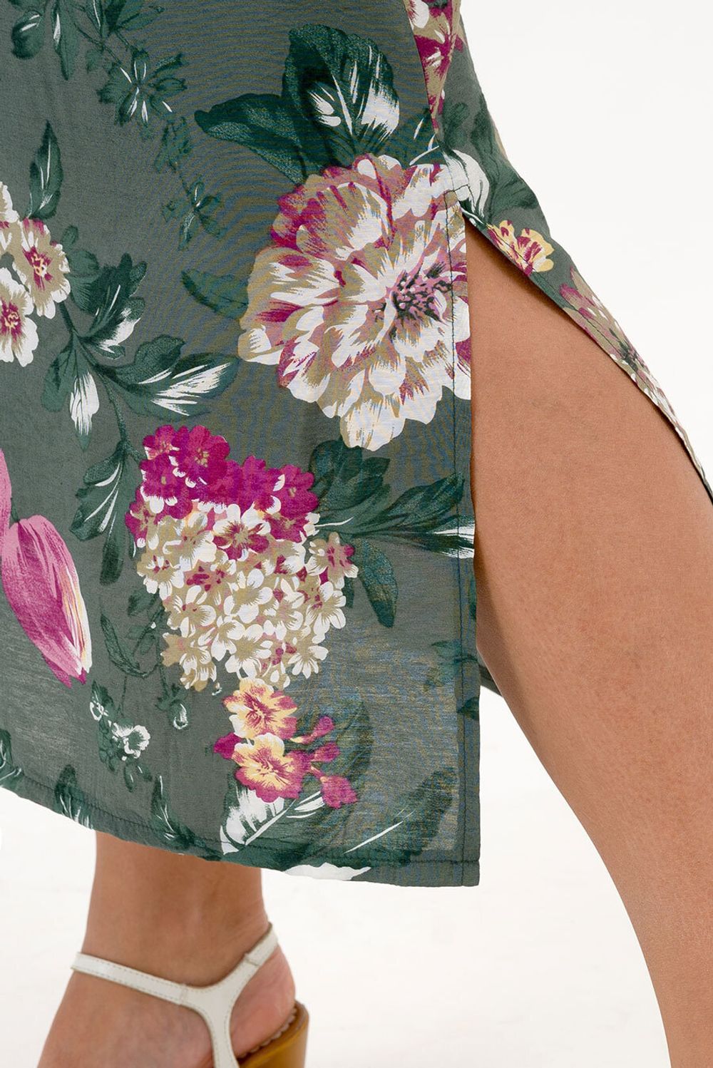 Платье Летис (46-54) Serenada малахитовый (Акция)