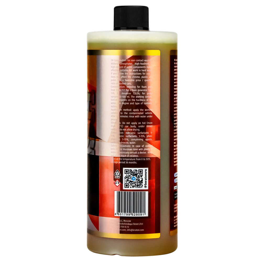 LERATON BW2 BASE WASH 1 Шампунь для бесконтактной мойки