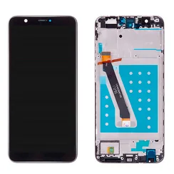 Дисплей для Huawei Honor P Smart / 7S в сборе с тачскрином на рамке (Black)