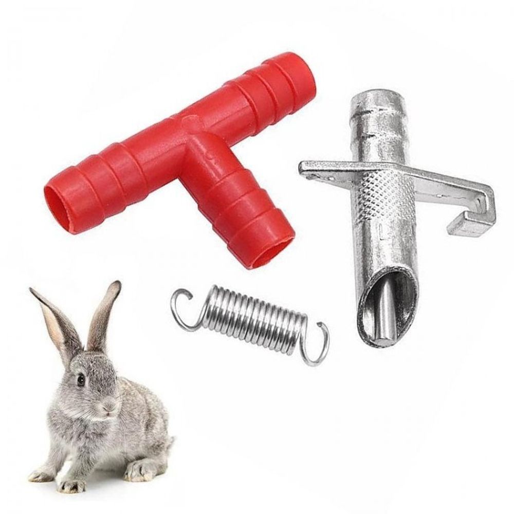 Ниппельная поилка для кроликов