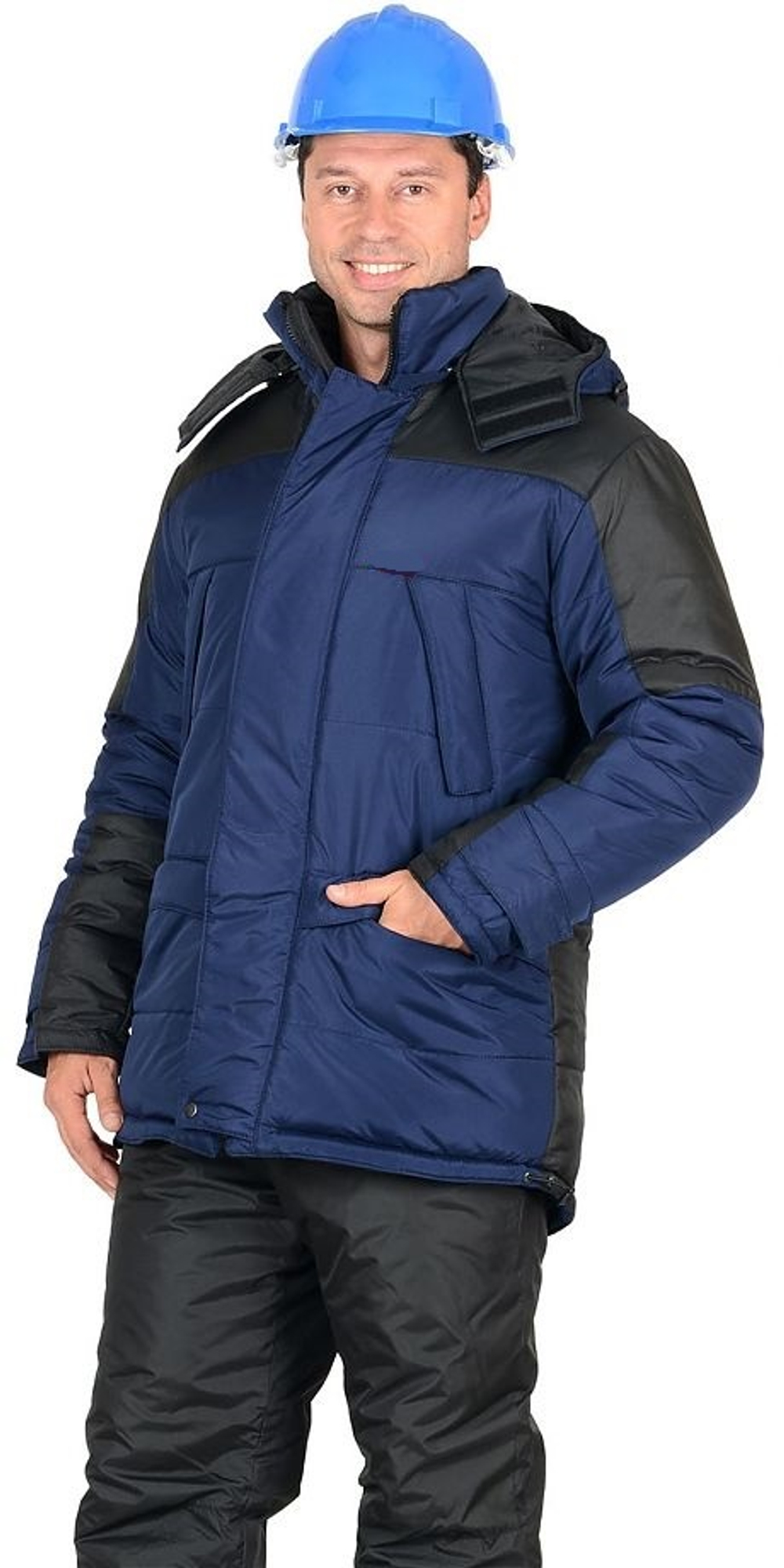 Куртка "ЕВРО"  Синий с черным