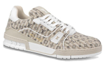 LOUIS VUITTON Lv Trainer Sneakers "Beige Monogram"