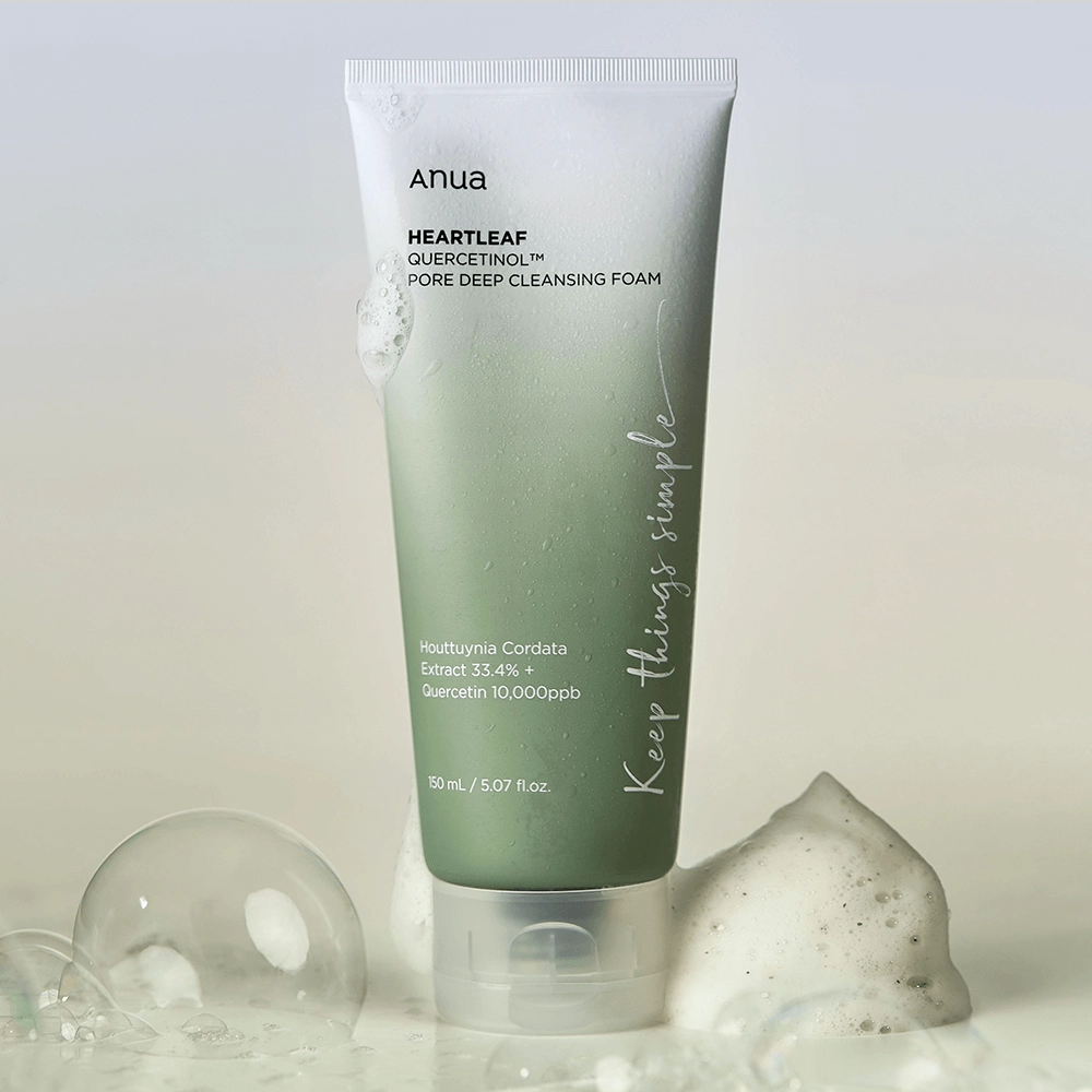 Пенка для умывания Anua Heartleaf Quercetinol Pore  Deep Cleansing Foam 150 мл