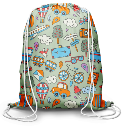 Мешок для обуви В отпуск (оливковый)