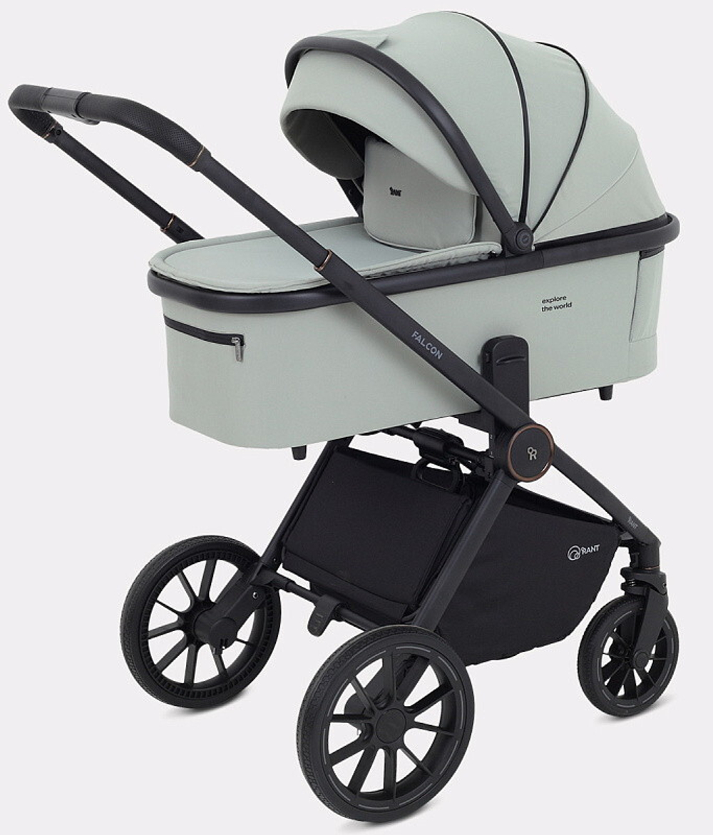 Детская коляска Rant Falcon Neo 3 в 1 с автокреслом Evomax Grey Sage