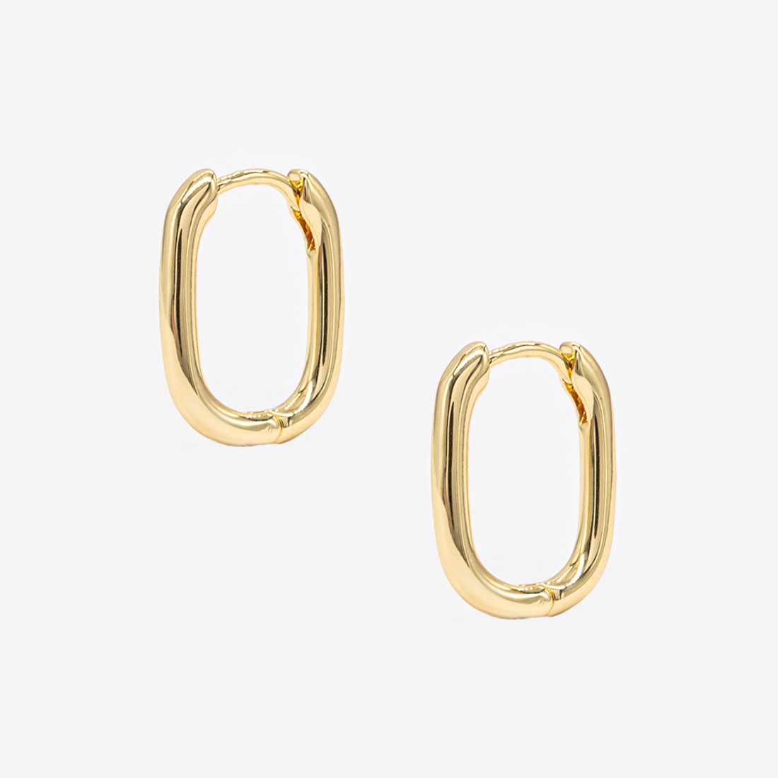 Швензы-овалы, 17*14мм, позолота