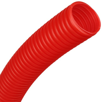 STOUT Кожух гофрированный для металлопластиковых труб Ø-25 (красный) (50 м) (SPG-0002-502520)