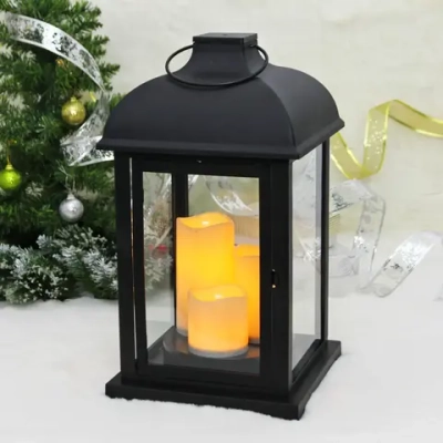 Сувенир с подсветкой «Волшебная лампа» 24,5*24,5*45 см (работает от 3*ААА), Черный