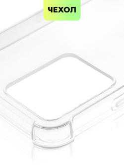 Чехол BROSCORP для realme Narzo 50i Prime;realme C30 оптом (арт. RM-N50iPRIME-HARD-TPU-TRANSPARENT)