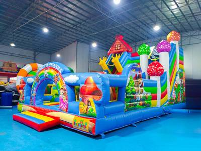 Коммерческий надувной батут «Просто сказка 2», 10*6*6 м