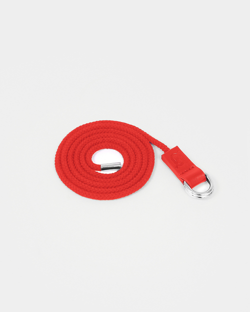 Шнурок одинарный красный
