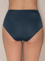 Трусы-слипы с завышенной линией талии Allure (Размер: 46) (Цвет: синий с бежевым)