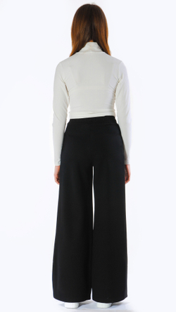 Брюки трикотажные школьные для девочки 7-17 лет Fleur de Vie