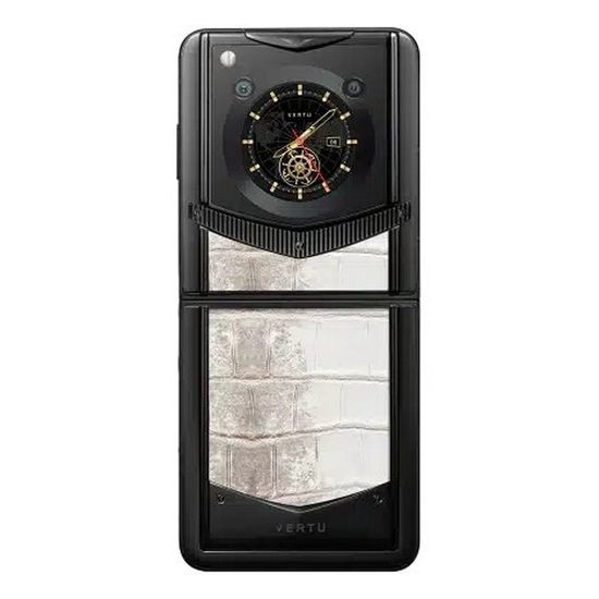 Vertu Ironflip стиль Рококо Himalaya (кожа нильского крокодила)